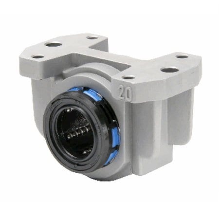 Linear Bearing Unit With 2 Seals, Closed, Relubricatable, 8mm I.D.
